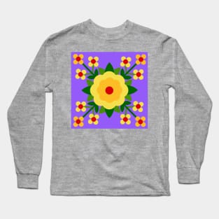 Yellow Rose Bouquet Long Sleeve T-Shirt